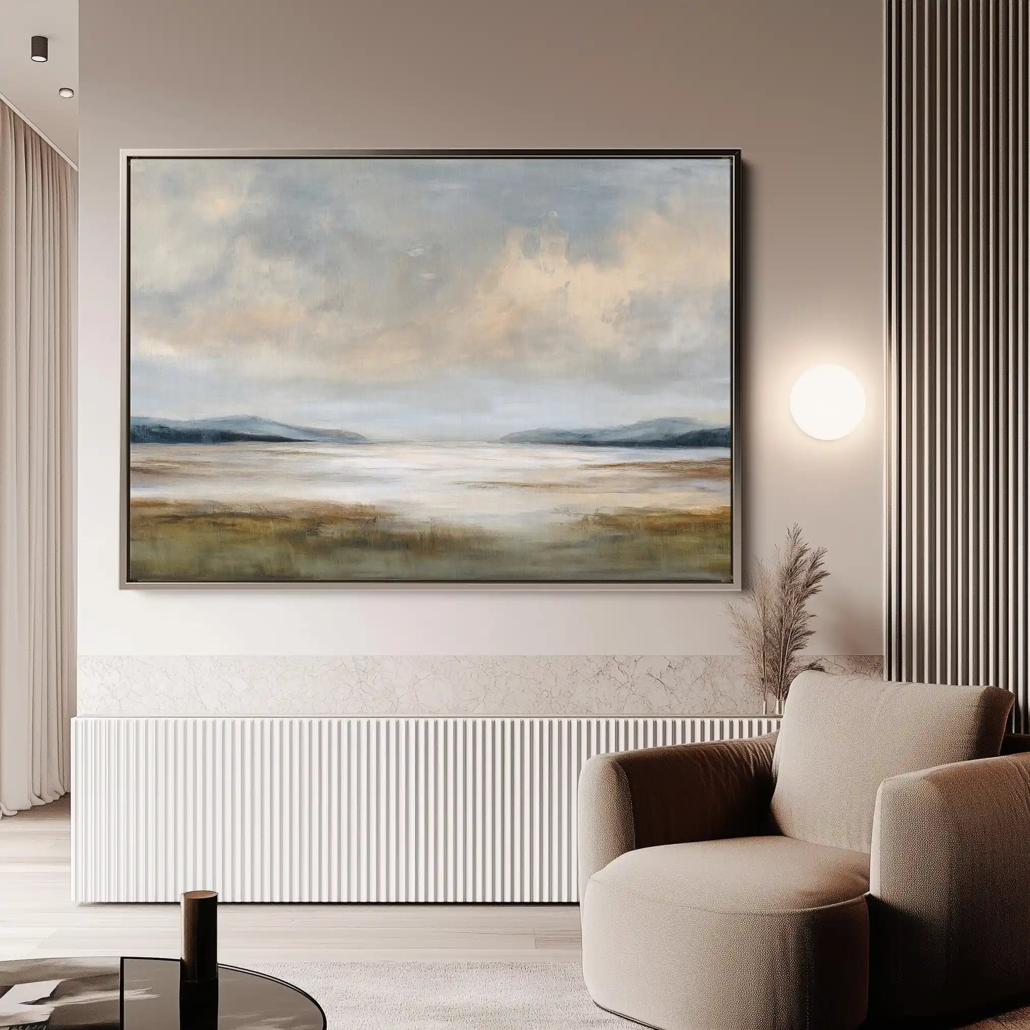 Abstract 1552 Canvas Art 60 x 40 cm / Black