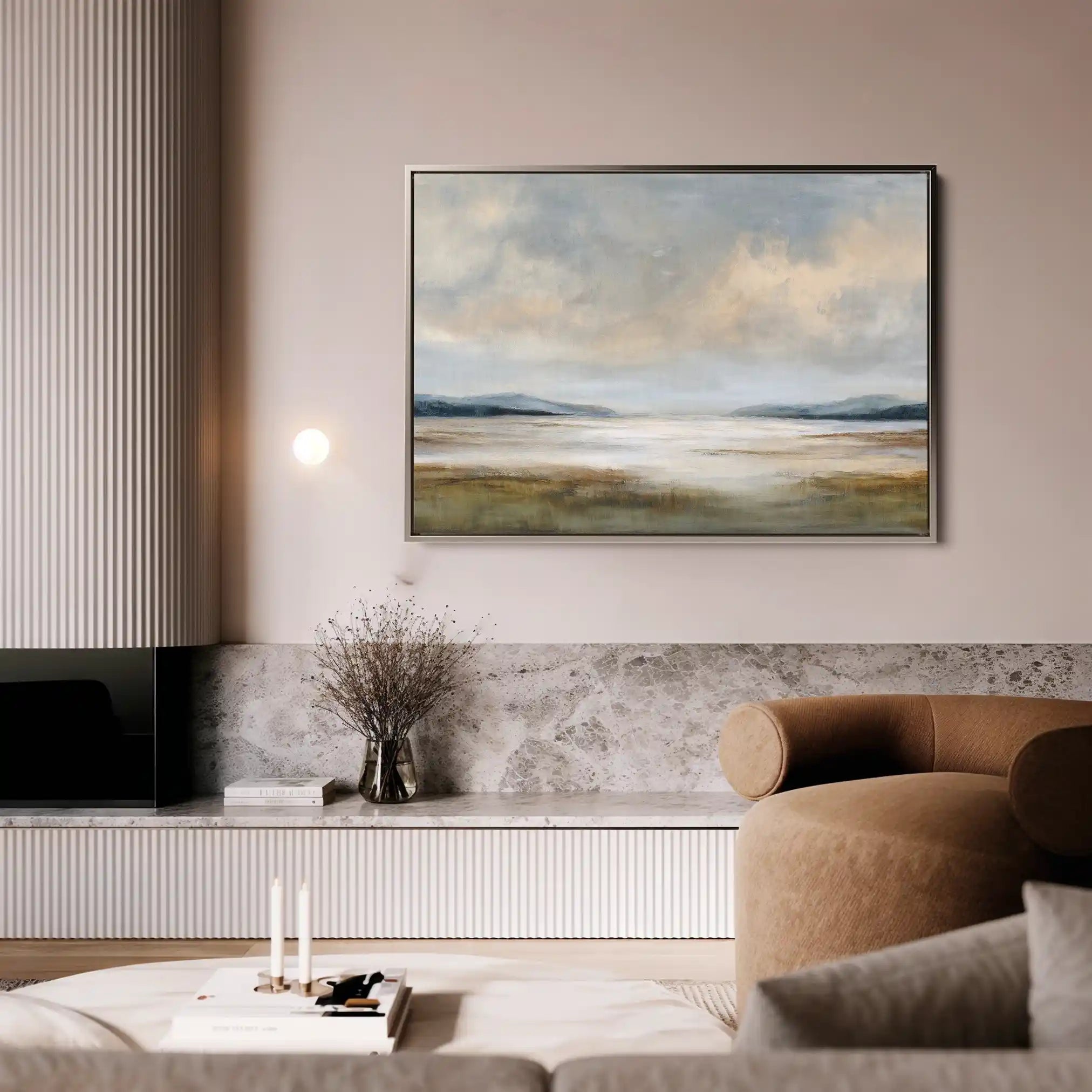 Abstract 1552 Canvas Art 60 x 40 cm / Black