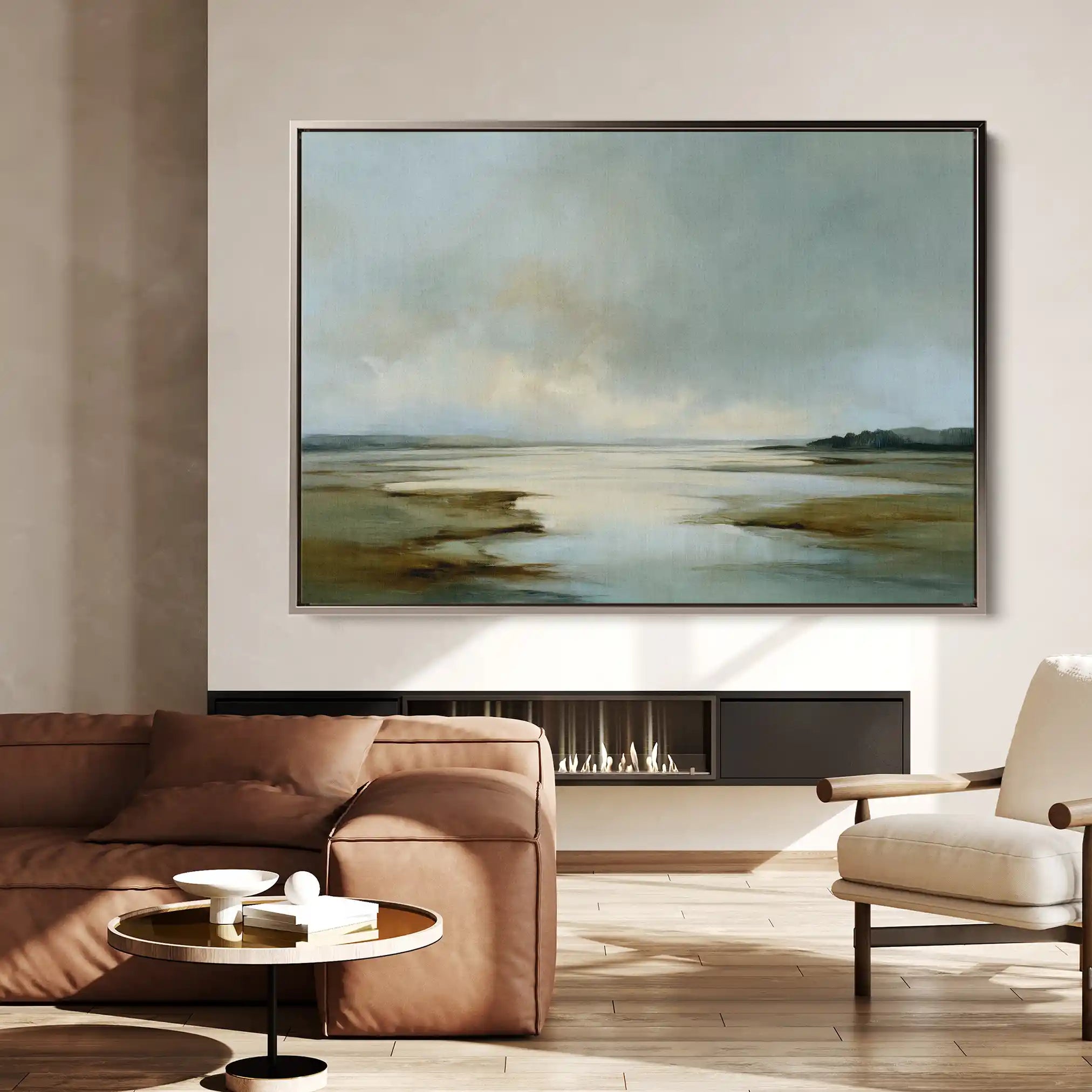 Abstract 1553 Canvas Art 18" x 24" / 45 x 60 cm / Black