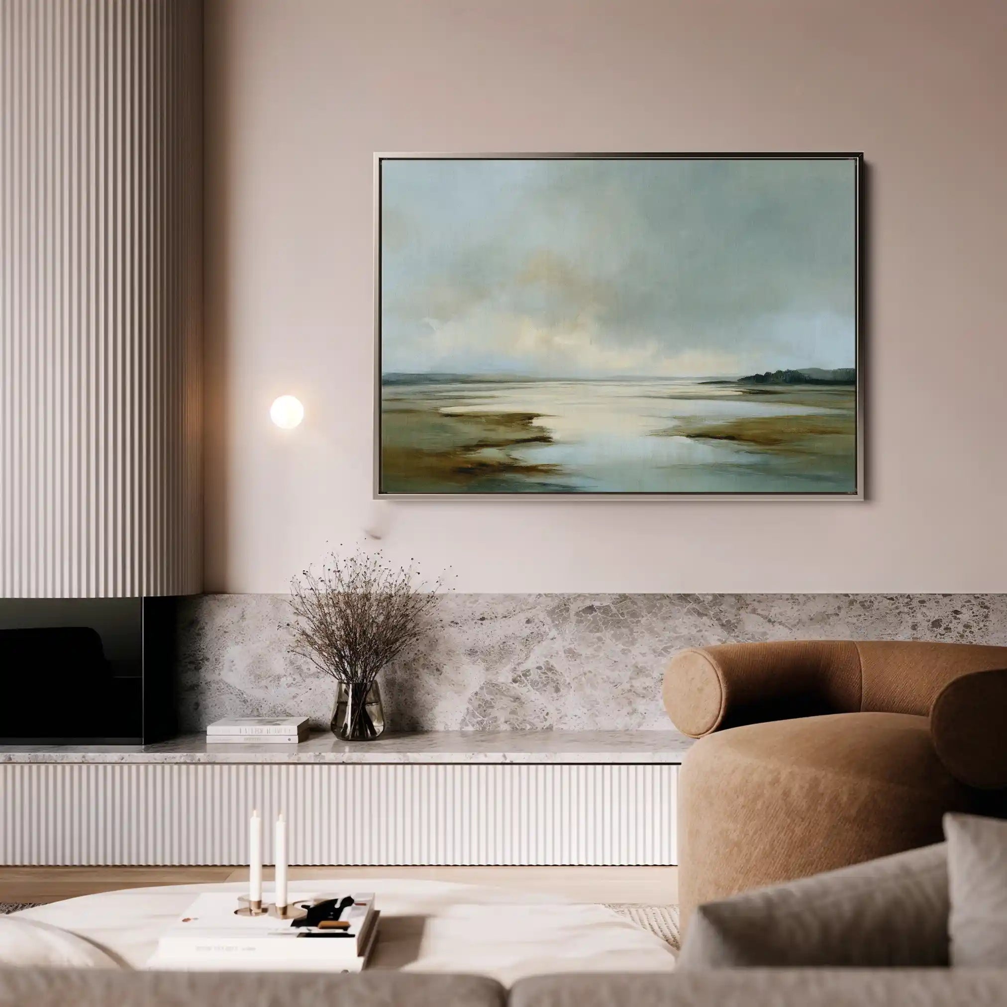 Abstract 1553 Canvas Art 60 x 40 cm / Black