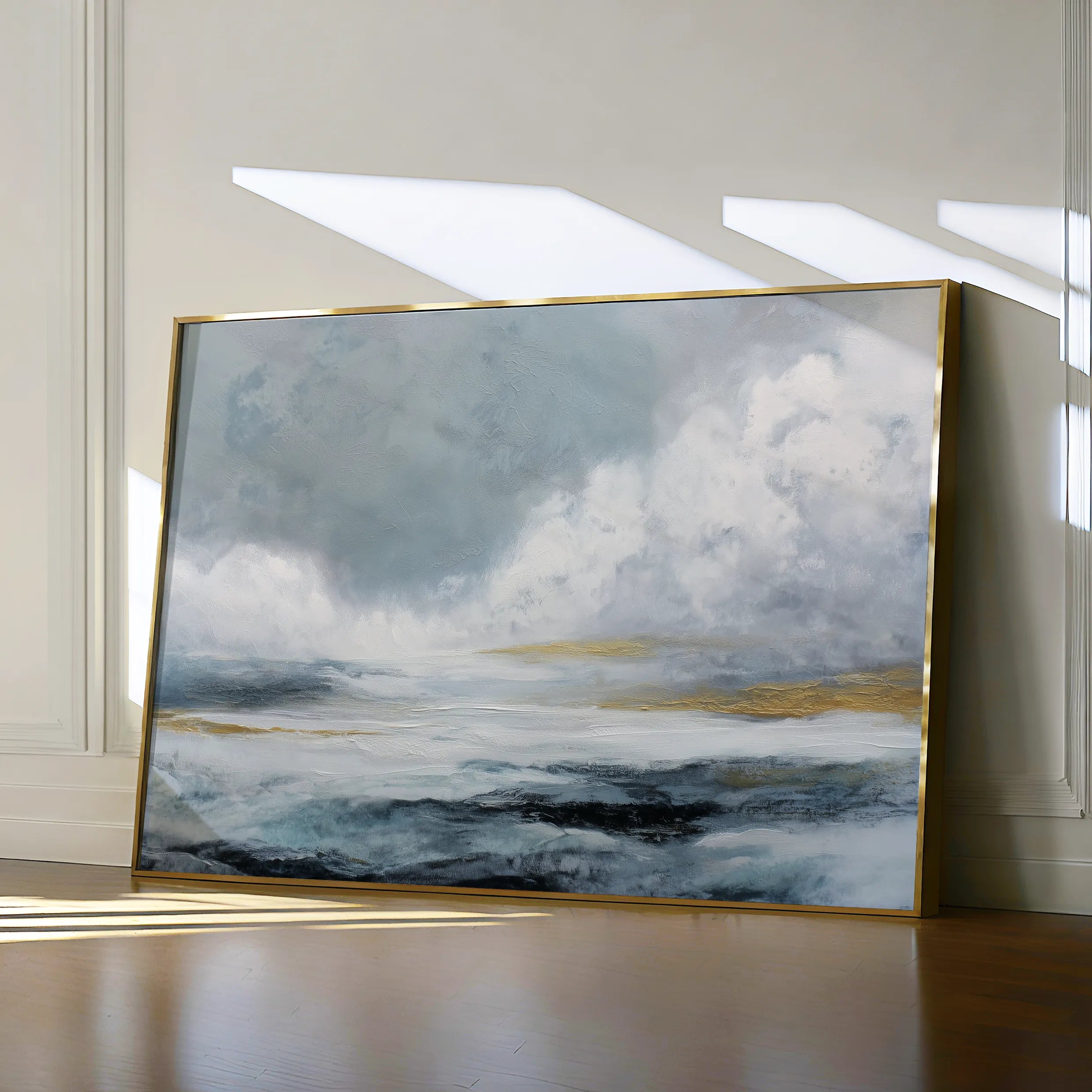 Abstract 1555 Canvas Art 18" x 24" / 45 x 60 cm / Black