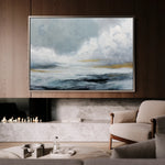 Abstract 1555 Canvas Art 18" x 24" / 45 x 60 cm / Black