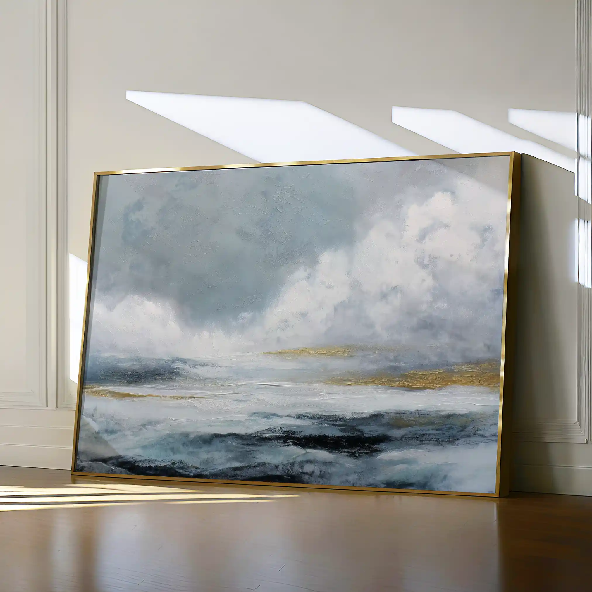 Abstract 1555 Canvas Art 60 x 40 cm / Black