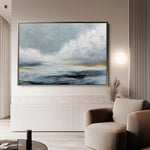 Abstract 1555 Canvas Art 60 x 40 cm / Black