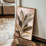 Floral 1555 Canvas Art 18" x 24" / 45 x 60 cm / Black