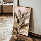 Floral 1555 Canvas Art 18" x 24" / 45 x 60 cm / Black