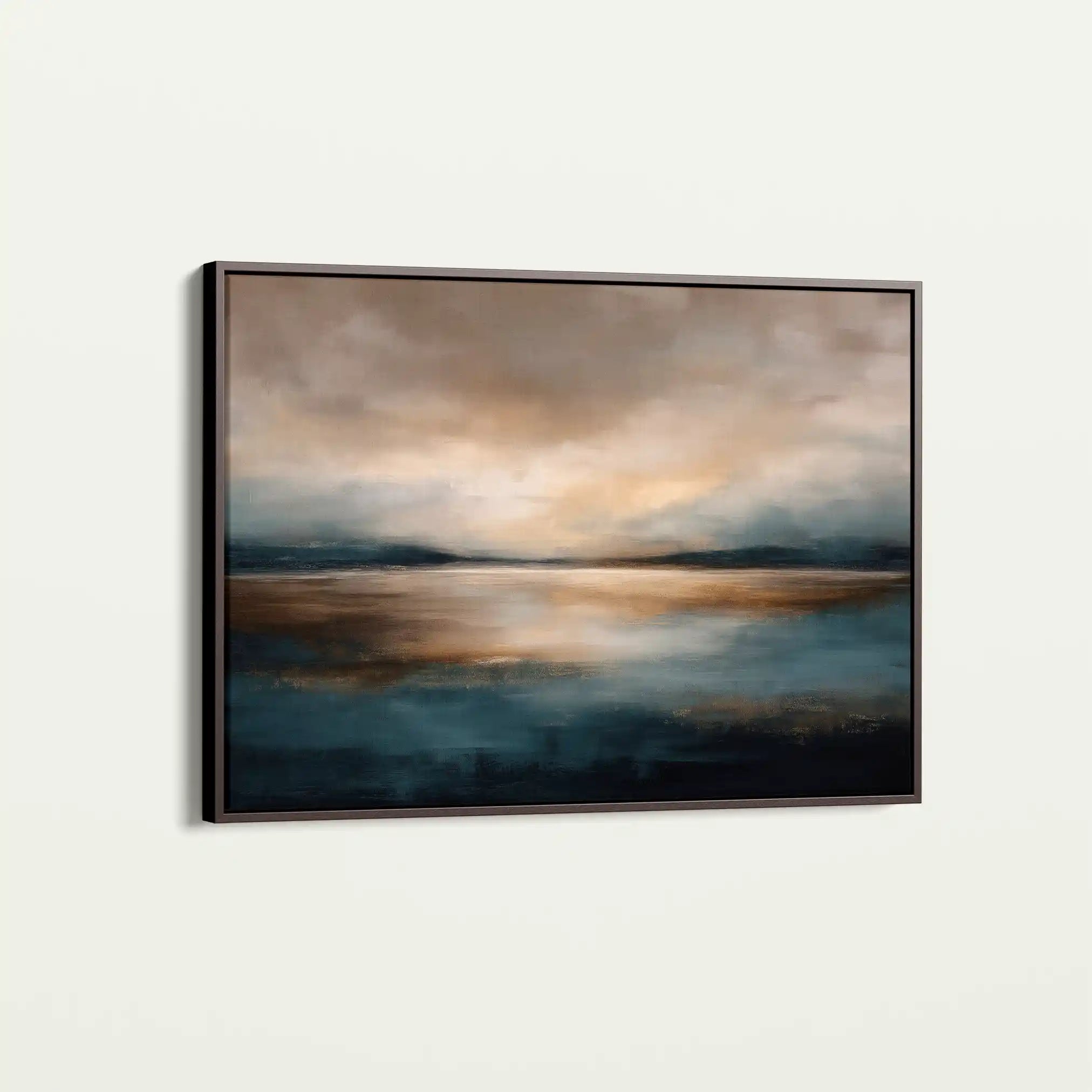 Abstract 1556 Canvas Art 60 x 40 cm / Black