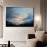 Abstract 1558 Canvas Art 18" x 24" / 45 x 60 cm / Black