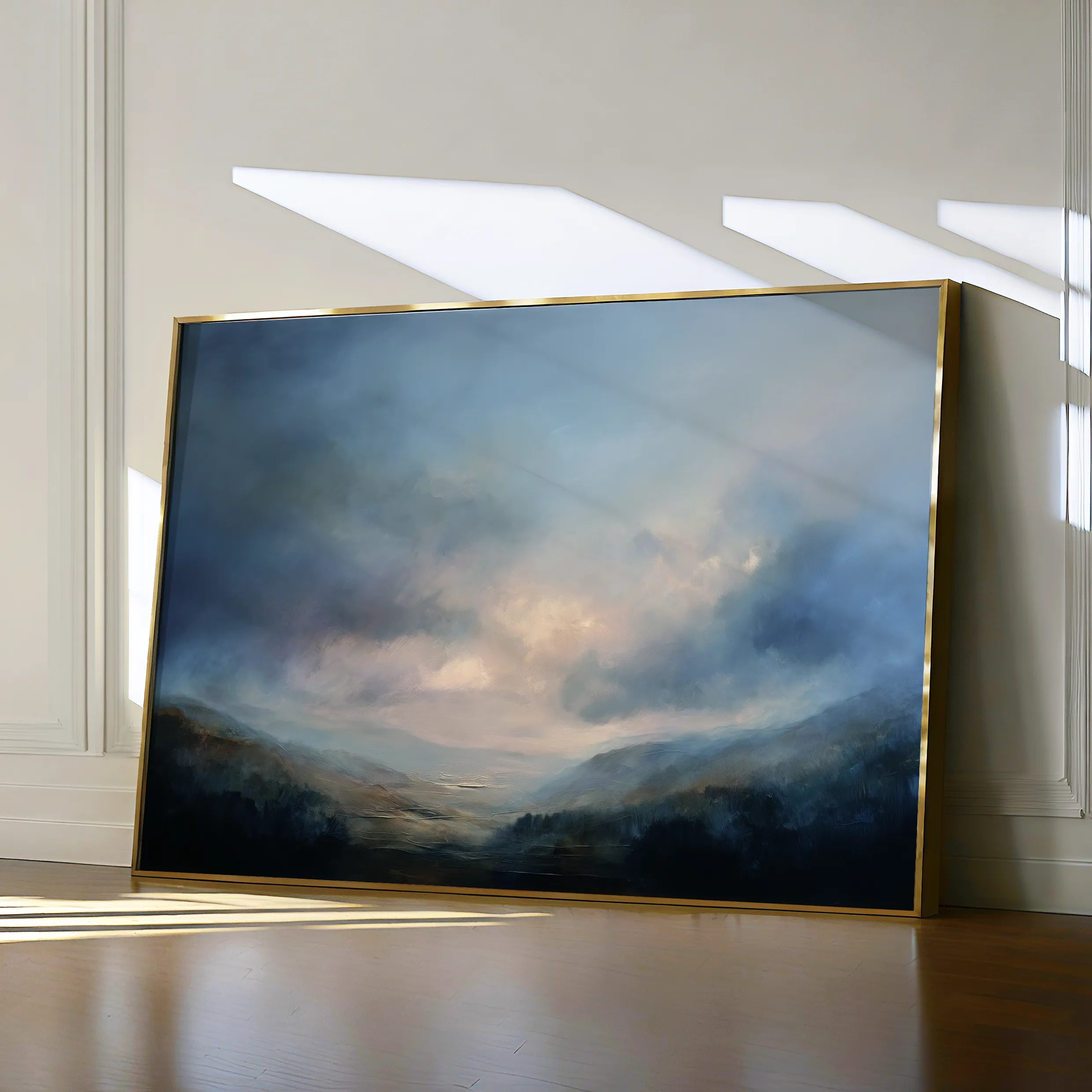 Abstract 1558 Canvas Art 18" x 24" / 45 x 60 cm / Black