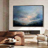Abstract 1558 Canvas Art 18" x 24" / 45 x 60 cm / Black
