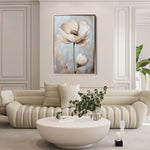 Floral 1558 Canvas Art 18" x 24" / 45 x 60 cm / Black