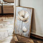 Floral 1558 Canvas Art 18" x 24" / 45 x 60 cm / Black