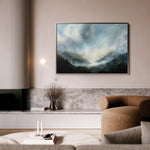 Abstract 1559 Canvas Art 18" x 24" / 45 x 60 cm / Black