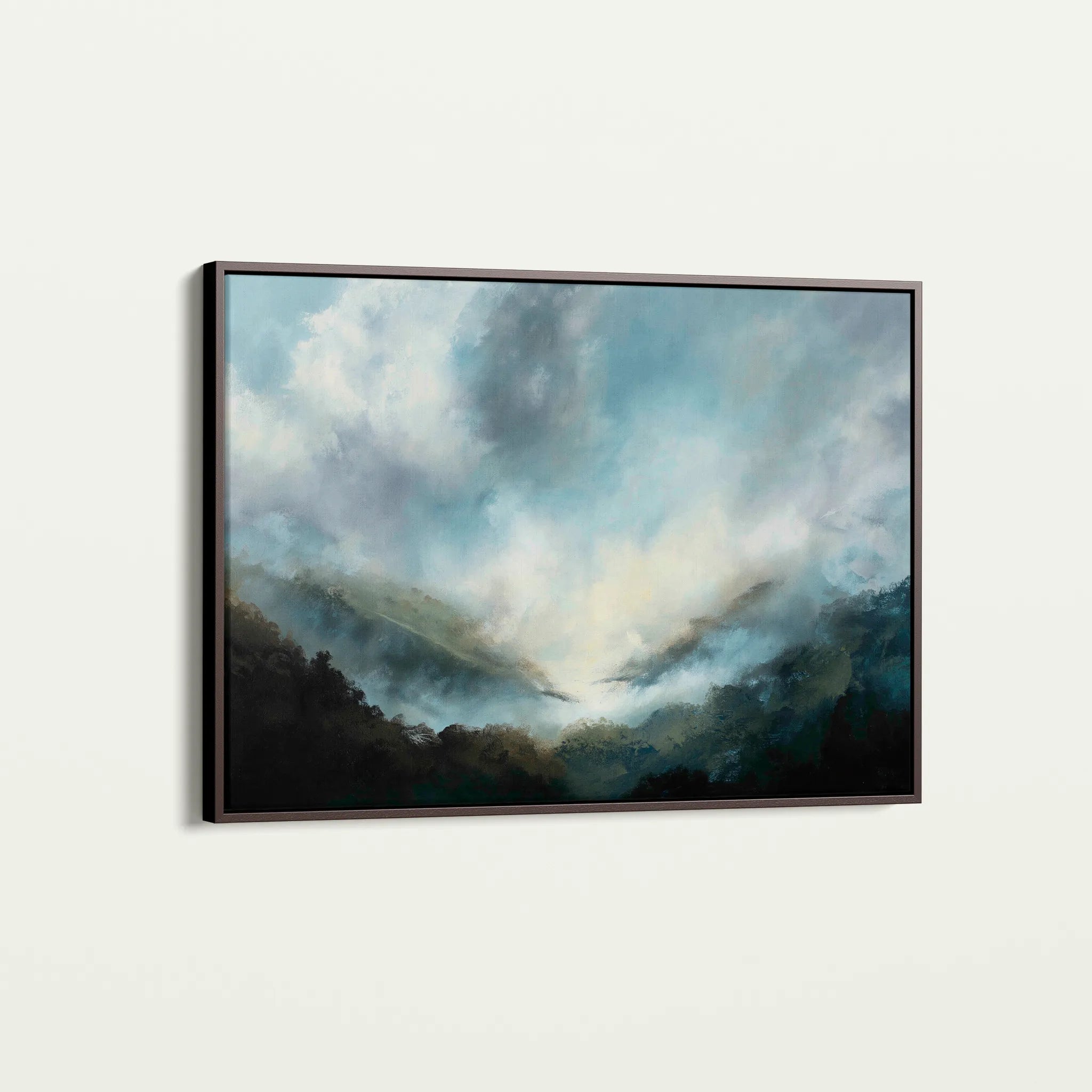 Abstract 1559 Canvas Art 18" x 24" / 45 x 60 cm / Black