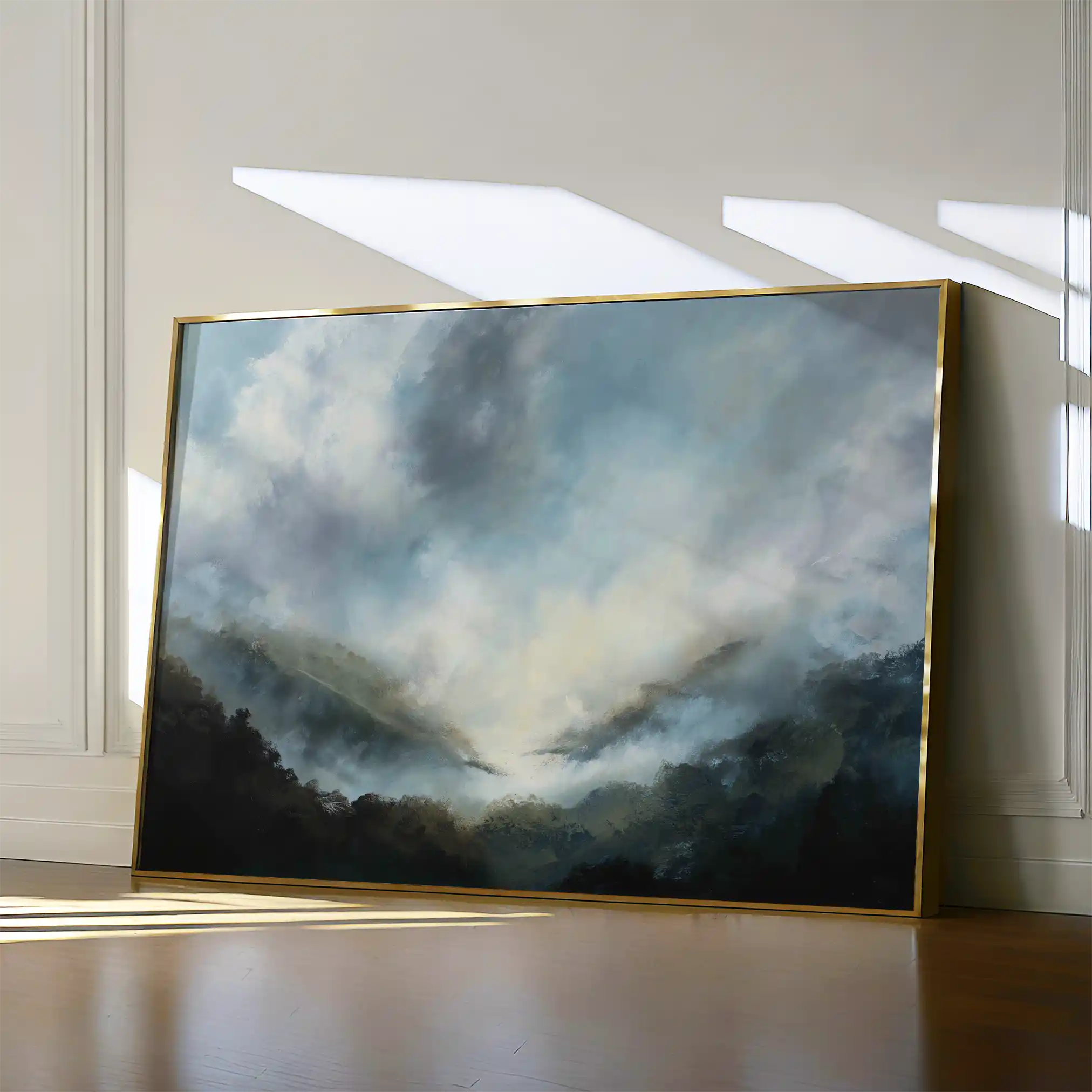 Abstract 1559 Canvas Art 60 x 40 cm / Black