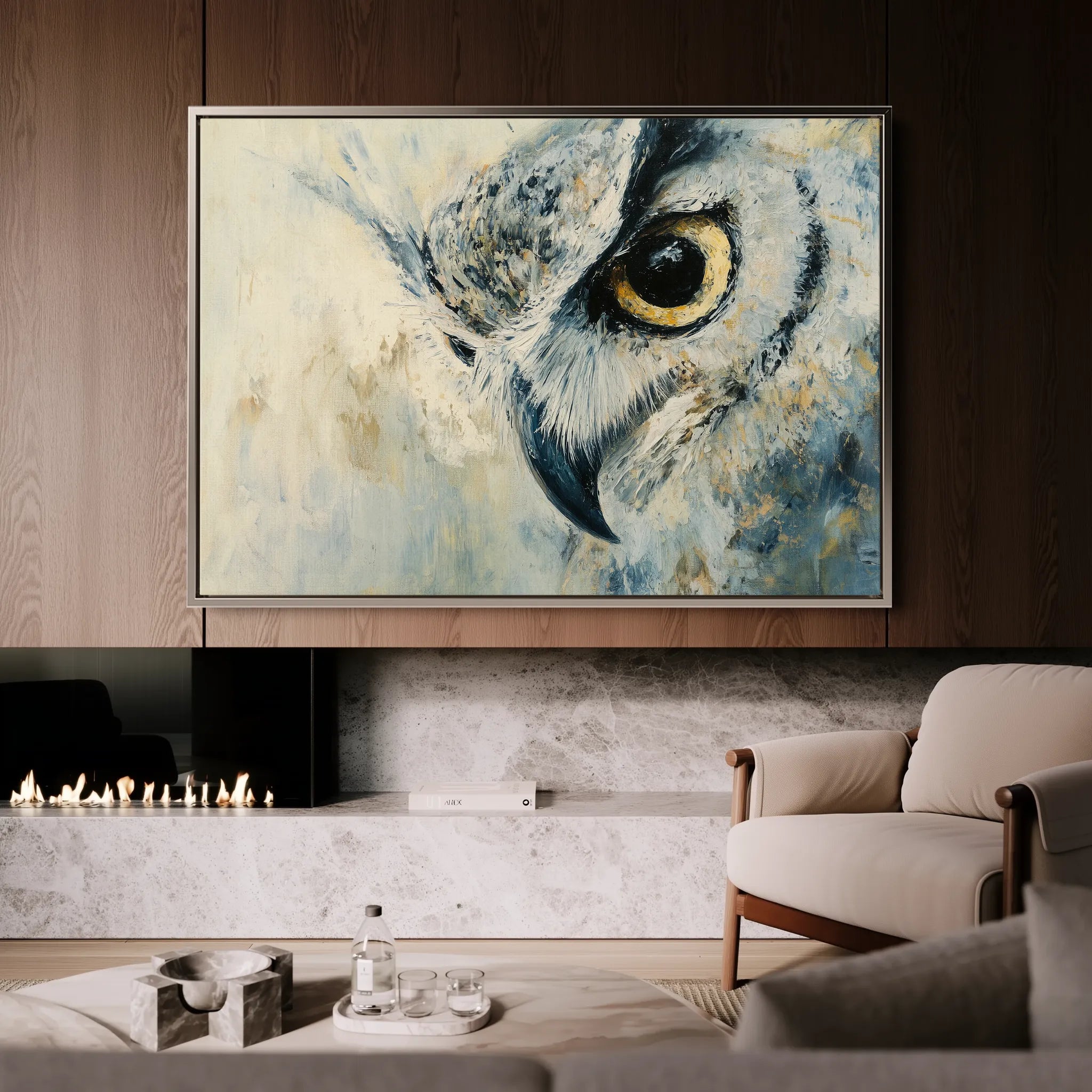 Animals 156 Canvas Art 18" x 24" / 45 x 60 cm / Black