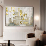 Abstract 156 Canvas Art 60 x 40 cm / Black