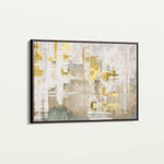 Abstract 156 Canvas Art 60 x 40 cm / Black