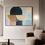 Boho 156 Canvas Art 18" x 24" / 45 x 60 cm / Black