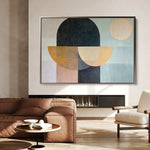 Boho 156 Canvas Art 18" x 24" / 45 x 60 cm / Black