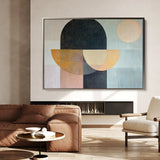 Boho 156 Canvas Art 18" x 24" / 45 x 60 cm / Black