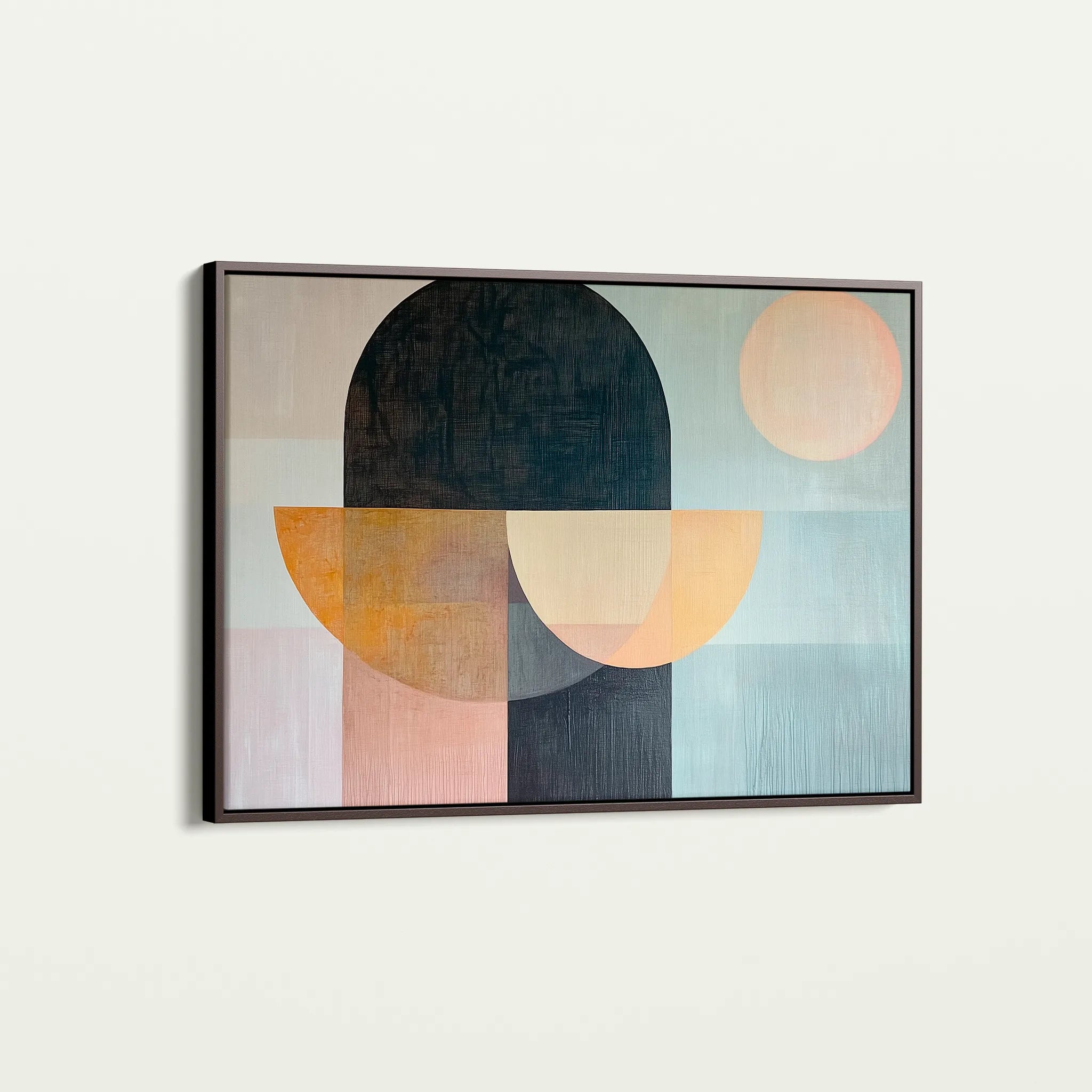 Boho 156 Canvas Art 18" x 24" / 45 x 60 cm / Black