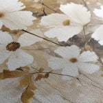 Floral 156 Canvas Art 18" x 24" / 45 x 60 cm / Black
