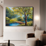 Landscape 156 Canvas Art 18" x 24" / 45 x 60 cm / Black