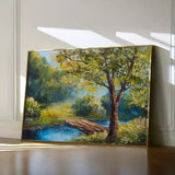 Landscape 156 Canvas Art 18" x 24" / 45 x 60 cm / Black