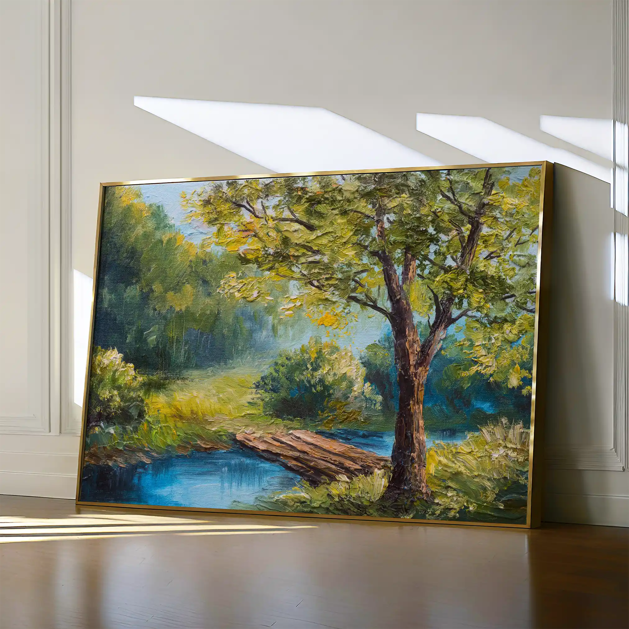 Landscape 156 Canvas Art 60 x 40 cm / Black