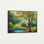 Landscape 156 Canvas Art 60 x 40 cm / Black