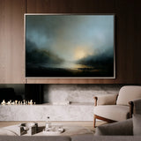 Abstract 1560 Canvas Art 18" x 24" / 45 x 60 cm / Black
