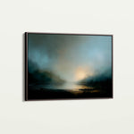 Abstract 1560 Canvas Art 18" x 24" / 45 x 60 cm / Black