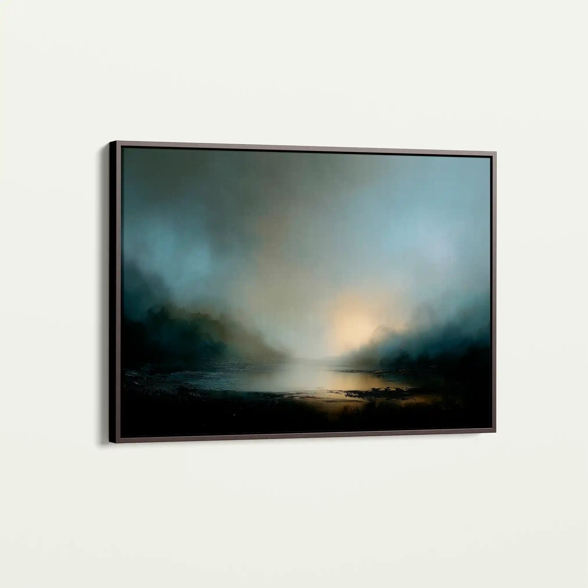 Abstract 1560 Canvas Art 60 x 40 cm / Black