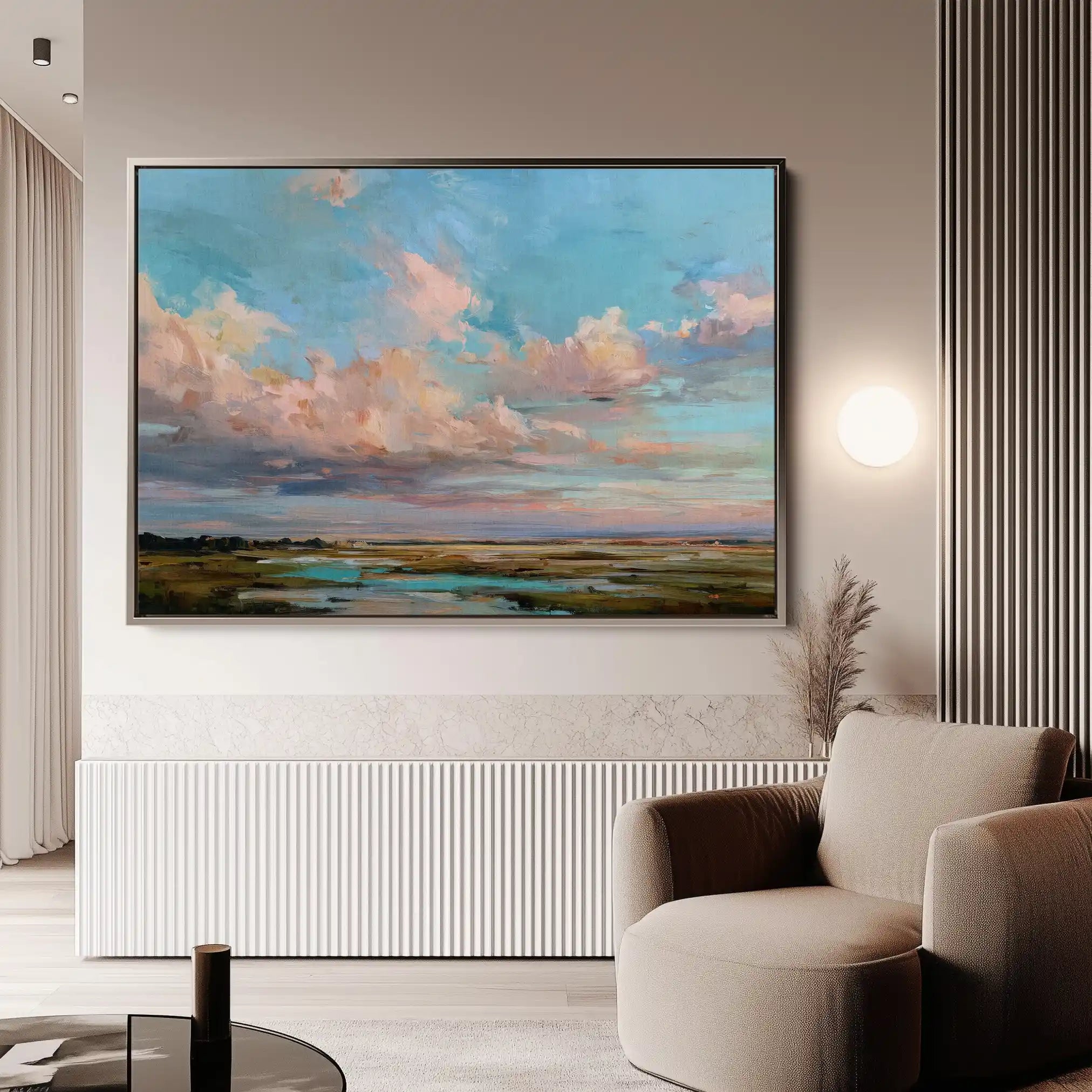 Abstract 1561 Canvas Art 60 x 40 cm / Black