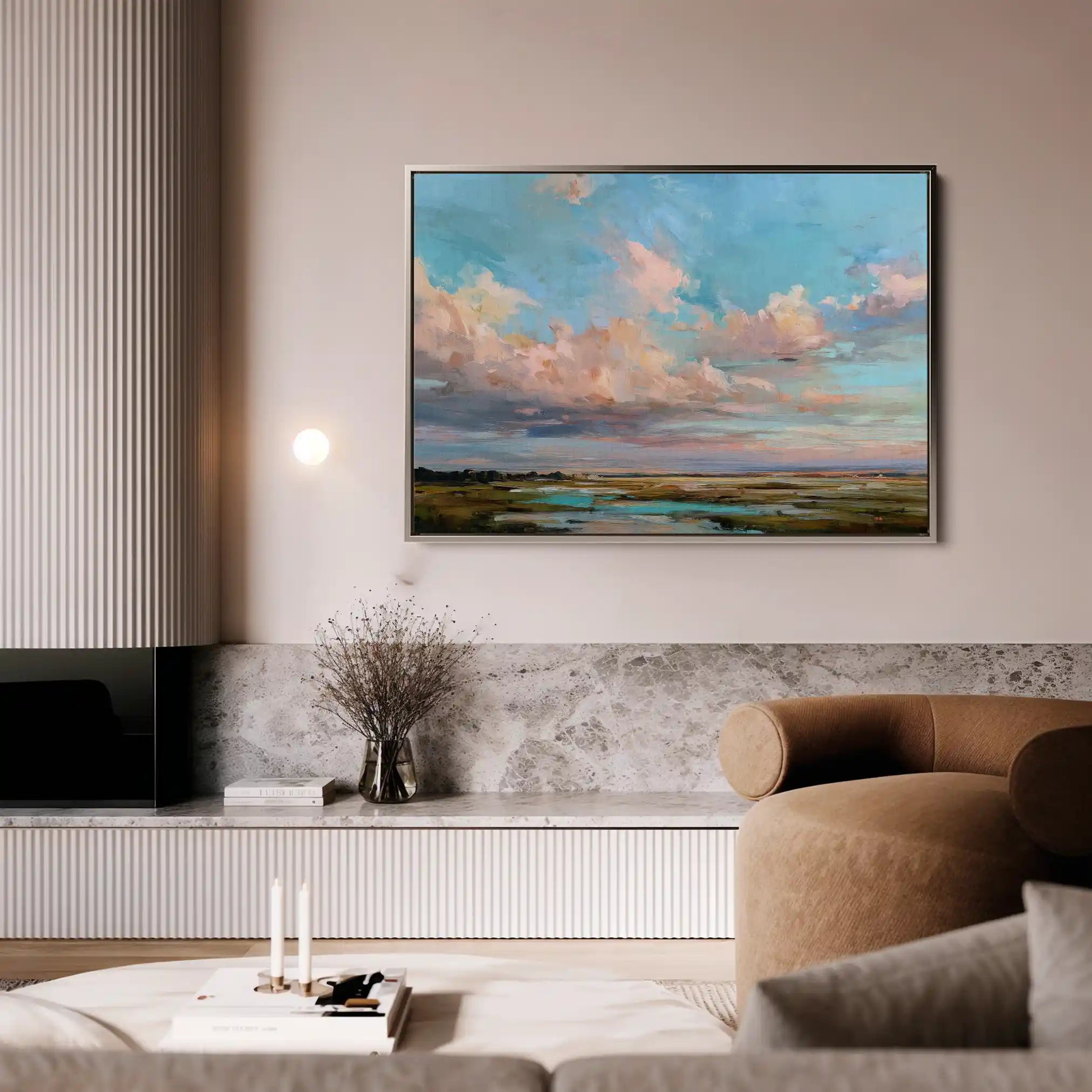 Abstract 1561 Canvas Art 60 x 40 cm / Black