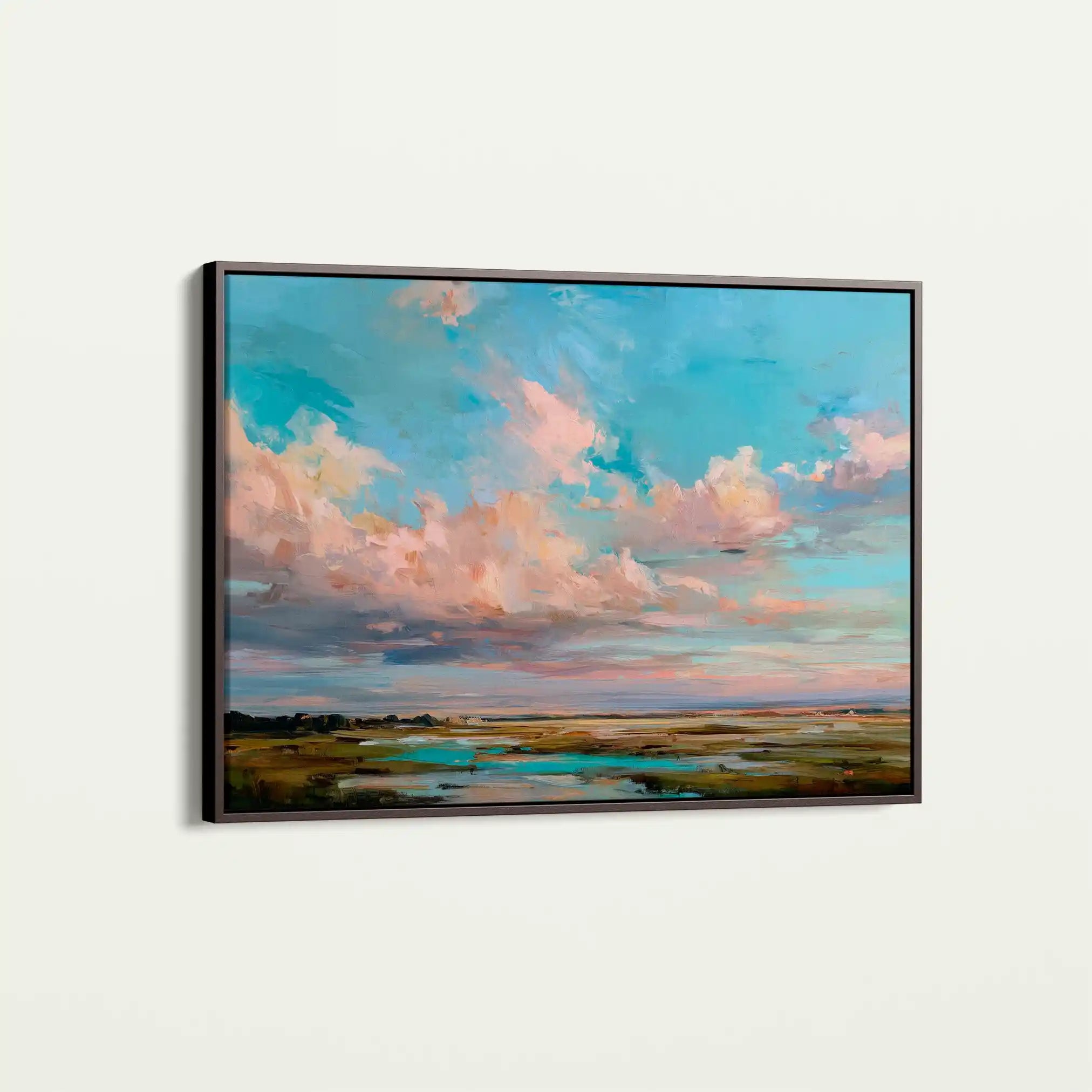 Abstract 1561 Canvas Art 60 x 40 cm / Black