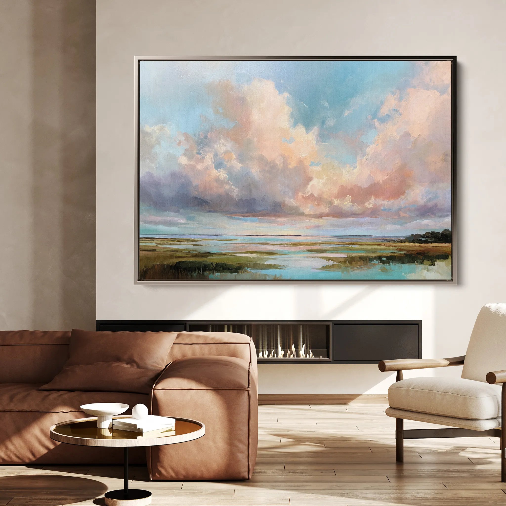 Abstract 1562 Canvas Art 18" x 24" / 45 x 60 cm / Black