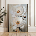 Floral 1562 Canvas Art 60 x 40 cm / Black