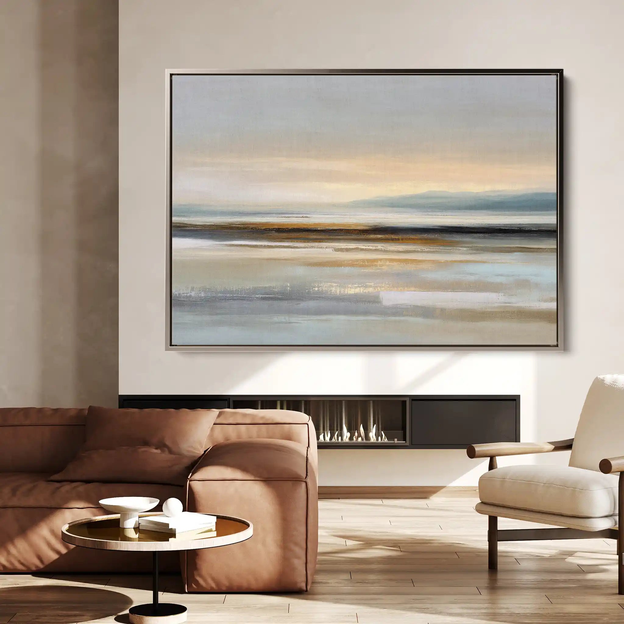 Abstract 1564 Canvas Art 18" x 24" / 45 x 60 cm / Black