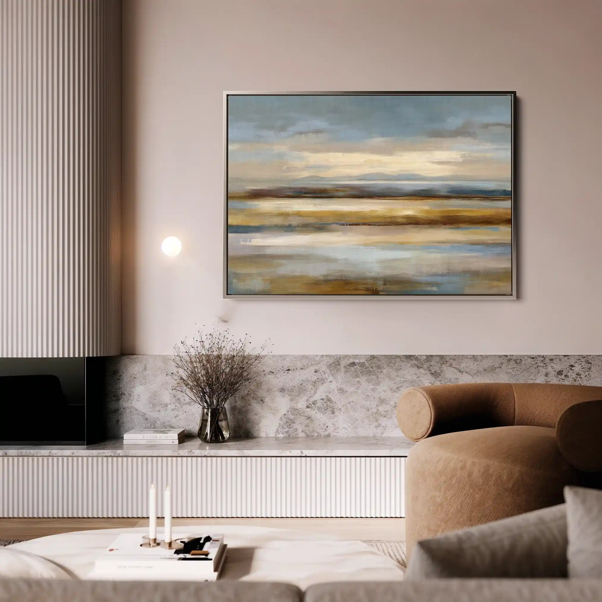 Abstract 1565 Canvas Art 60 x 40 cm / Black
