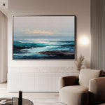 Abstract 1566 Canvas Art 18" x 24" / 45 x 60 cm / Black