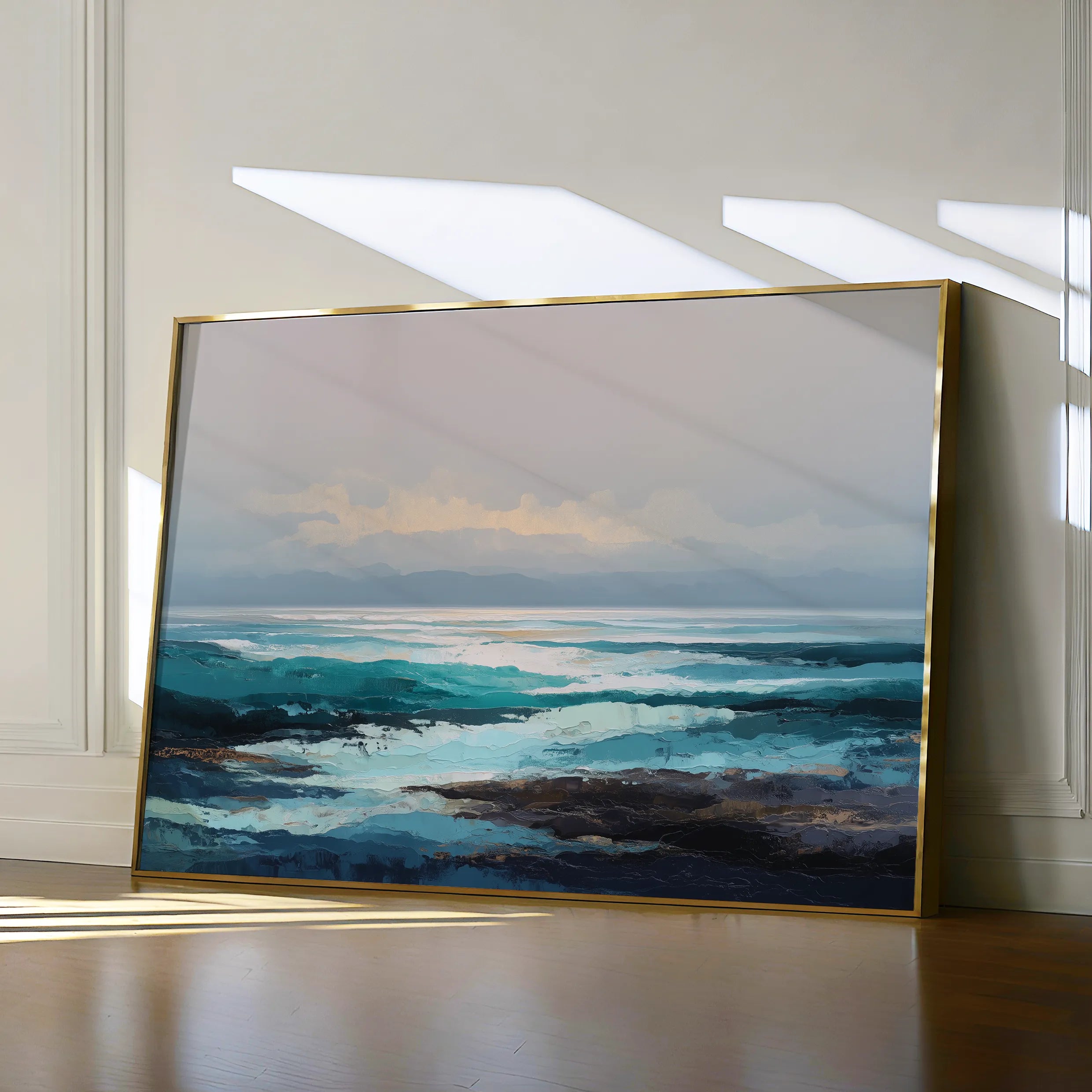Abstract 1566 Canvas Art 18" x 24" / 45 x 60 cm / Black