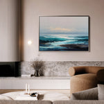 Abstract 1566 Canvas Art 18" x 24" / 45 x 60 cm / Black