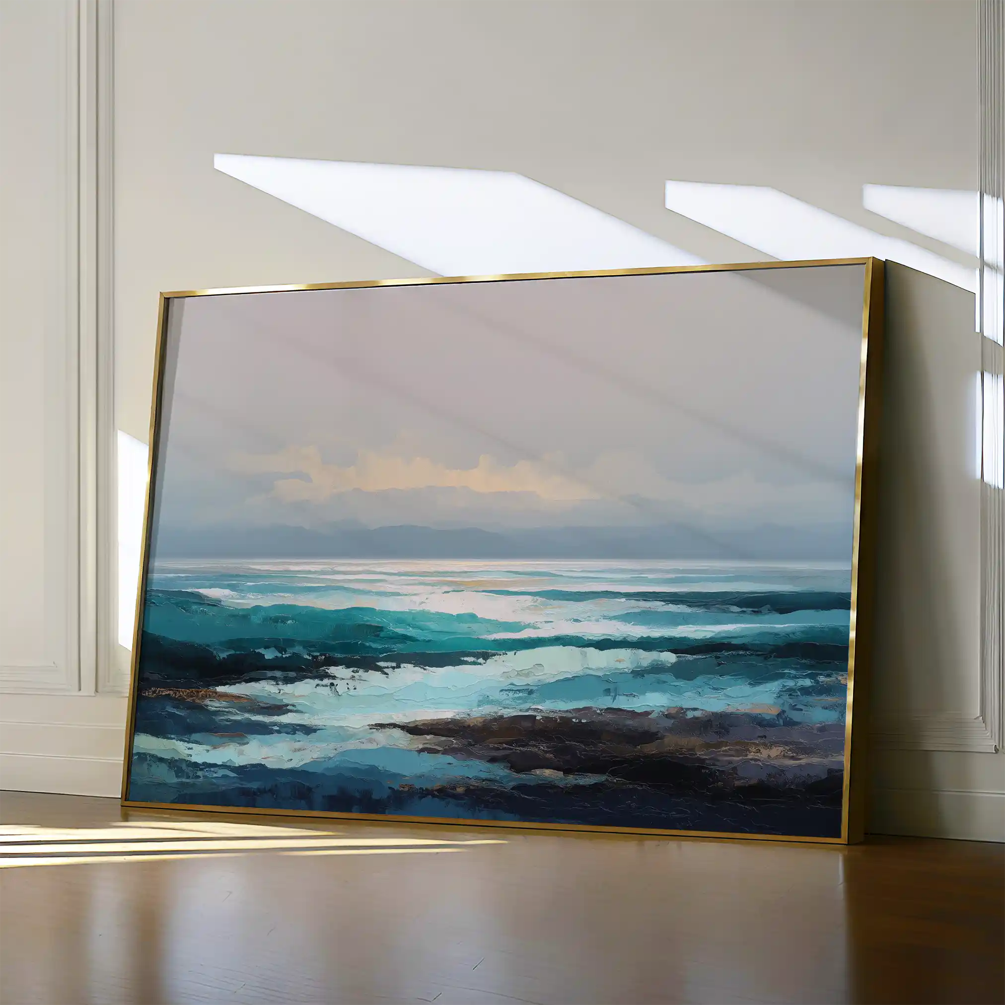 Abstract 1566 Canvas Art 60 x 40 cm / Black