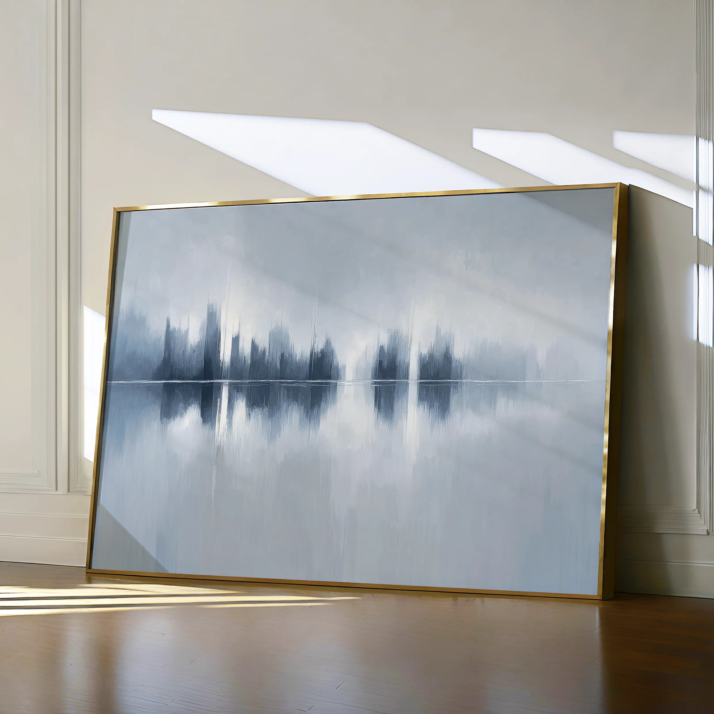 Abstract 1567 Canvas Art 18" x 24" / 45 x 60 cm / Black