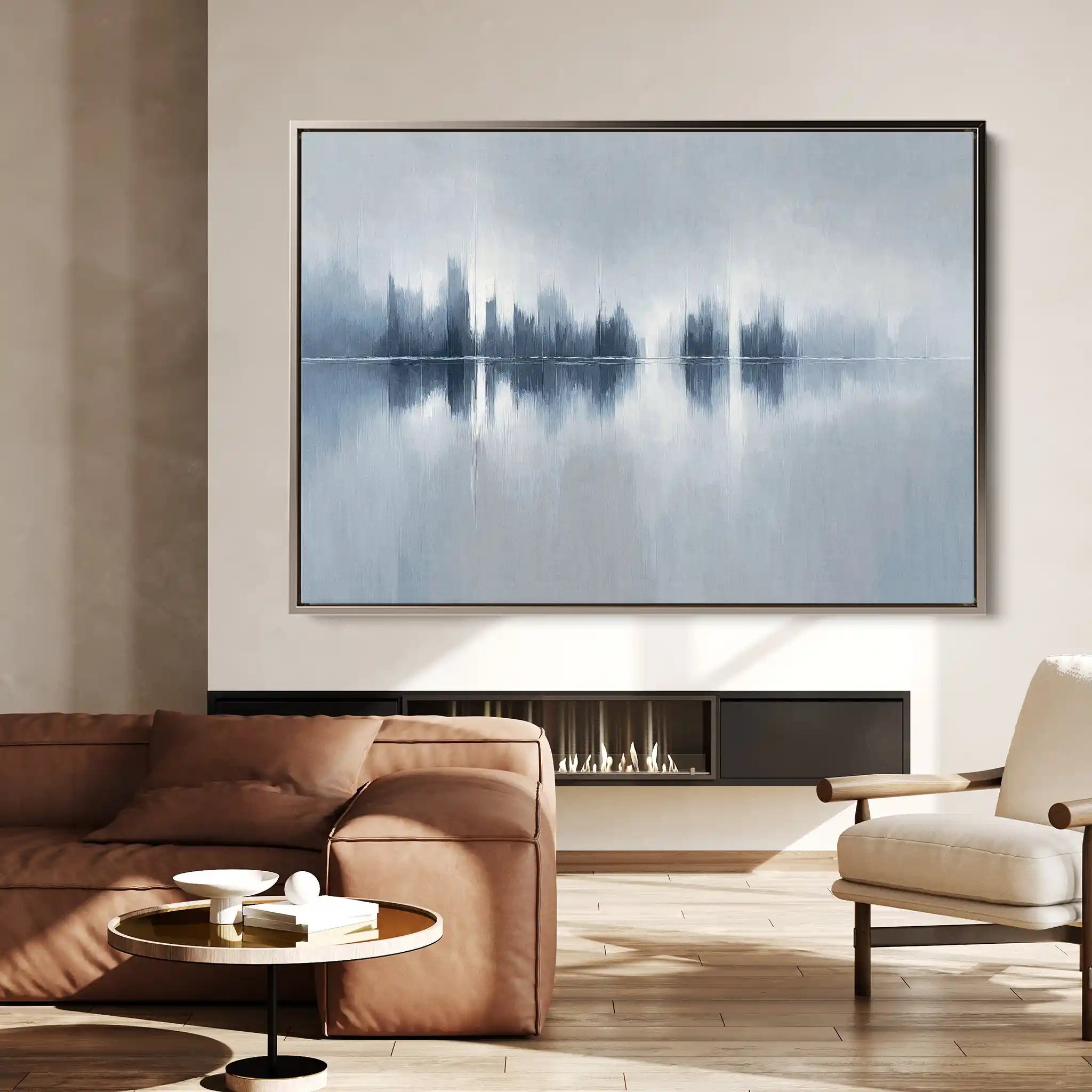 Abstract 1567 Canvas Art 60 x 40 cm / Black