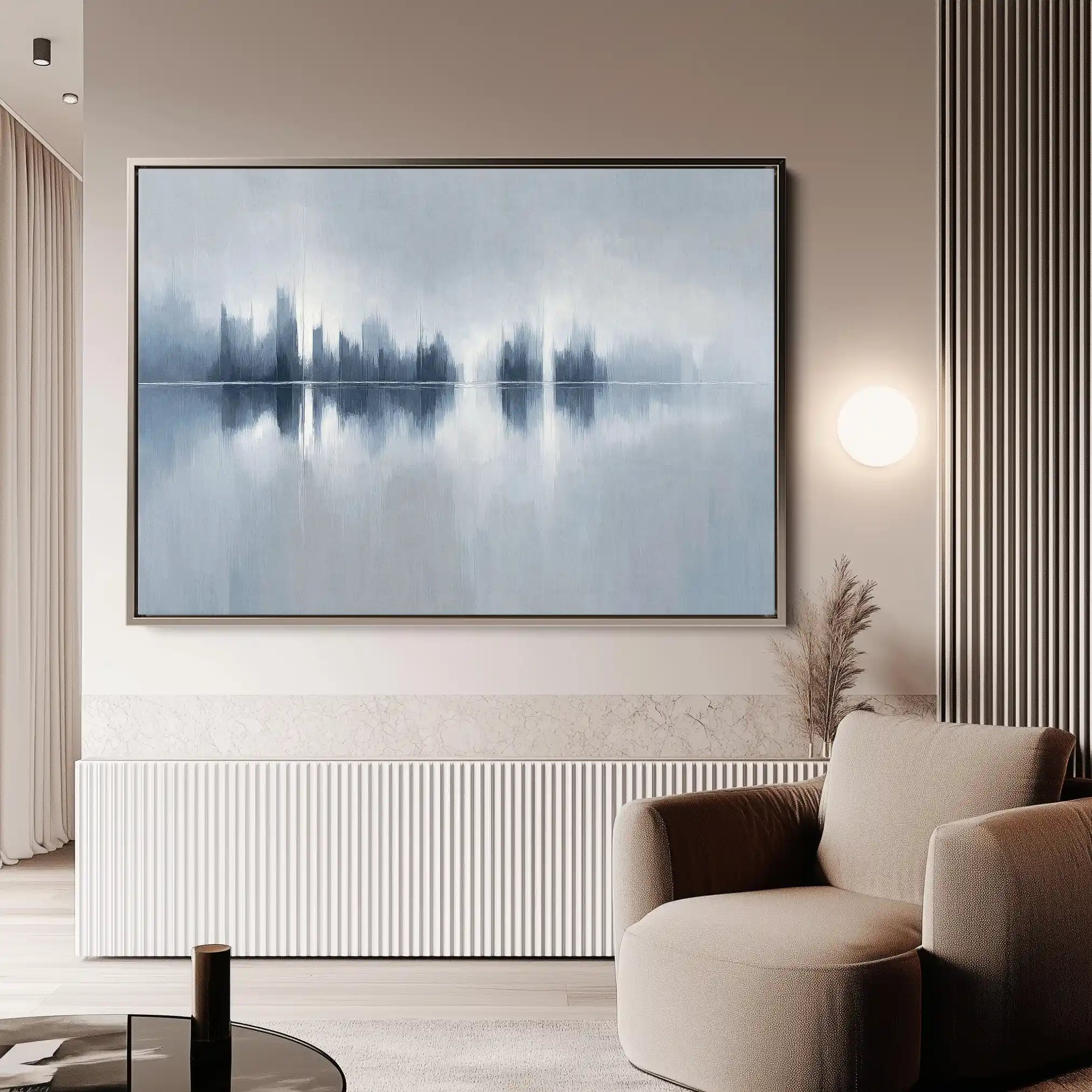 Abstract 1567 Canvas Art 60 x 40 cm / Black