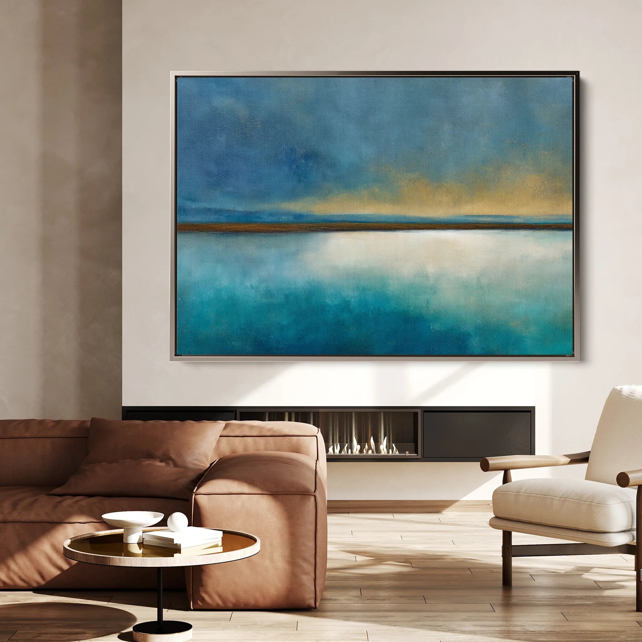 Abstract 1568 Canvas Art 18" x 24" / 45 x 60 cm / Black