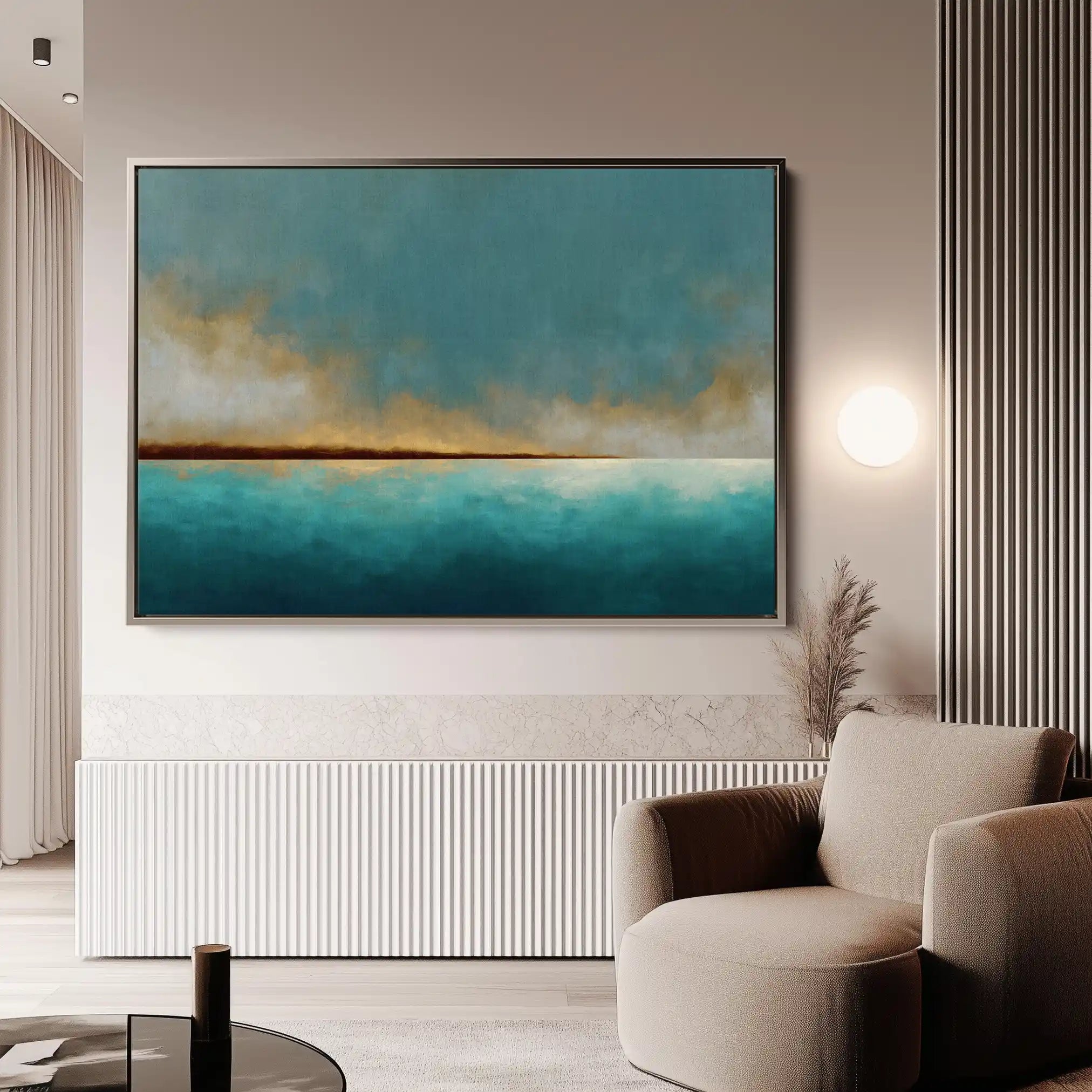 Abstract 1569 Canvas Art 60 x 40 cm / Black